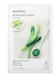 Innisfree My Real Squeeze Mask EX ( Cucumber ) Review