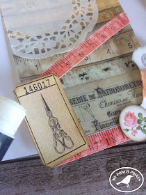 Seamstress Sewing Pocket Card Tutorial from My Porch Prints