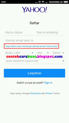 Daftar Yahoo Mail Indonesia Lewat Hp | Pendaftaran Yahoo Gratis