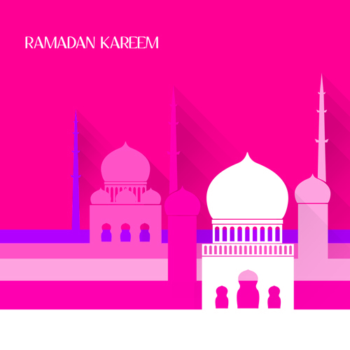 Kumpulan Background Vektor Islami Ramadhan Kareem - Desain 