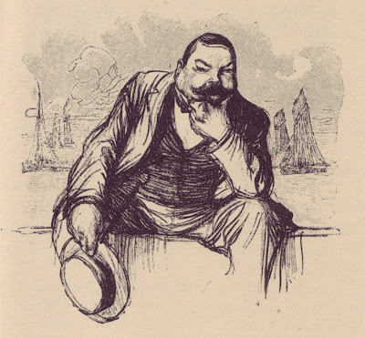 Image by Charles Huard for the first edition of L'Écornifleur by Jules Renard, 1892. Also included in The Sponger, the English translation of the novel