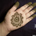 Mendhi Design on Hand