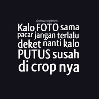 dp bbm putus cinta