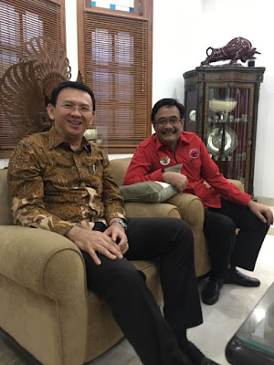 AGEN POKER - Basuki Tjahja Purnama Dan Djarot Saiful Hidayat Resmi Kembali Diusung PDI-P Dalam Pilgub DKI Jakarta