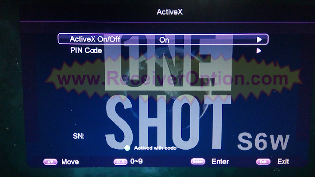 ONE SHOT S6W 1506TV NEW SOFTWARE WITH ECAST & ACTIVEX OPTION