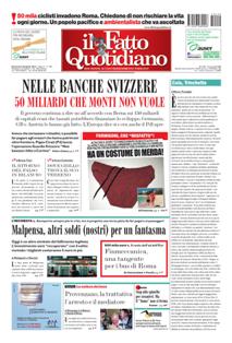 Il Fatto Quotidiano del 29 Aprile 2012 | ISSN 2037-089X | TRUE PDF | Quotidiano | Cronaca | Politica
Il quotidiano è edito dal 23 settembre 2009. L'uscita del giornale è stata preceduta da una lunga fase preparatoria iniziata il 28 maggio 2009 con l'annuncio del nuovo quotidiano dato sul blog voglioscendere.it da Marco Travaglio.
Il nome della testata è stato scelto in memoria del giornalista Enzo Biagi, conduttore del programma televisivo Il Fatto, mentre il logo del bambino con il megafono si ispira al quotidiano La Voce, in omaggio al suo fondatore Indro Montanelli.
L'editore ha manifestato la volontà di rinunciare ai fondi del finanziamento pubblico per l'editoria e di sovvenzionarsi soltanto con i proventi della pubblicità e delle vendite, e di usufruire solo delle tariffe postali agevolate per i prodotti editoriali sino alla loro abrogazione nell'aprile 2010.