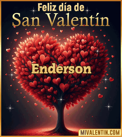 Gif feliz día de San Valentin Enderson