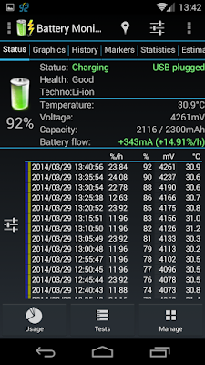 كيفية اصلاح بطارية الموبايل المنتفخة, كود ارجاع البطارية, تطبيق 3C Battery Monitor مدفوع للأندرويد