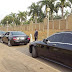 VP Osinbajo, Femi Adesina and other aides of Buhari  Welcome the President on His Arrival in  Aso Rock [Photos & Video]