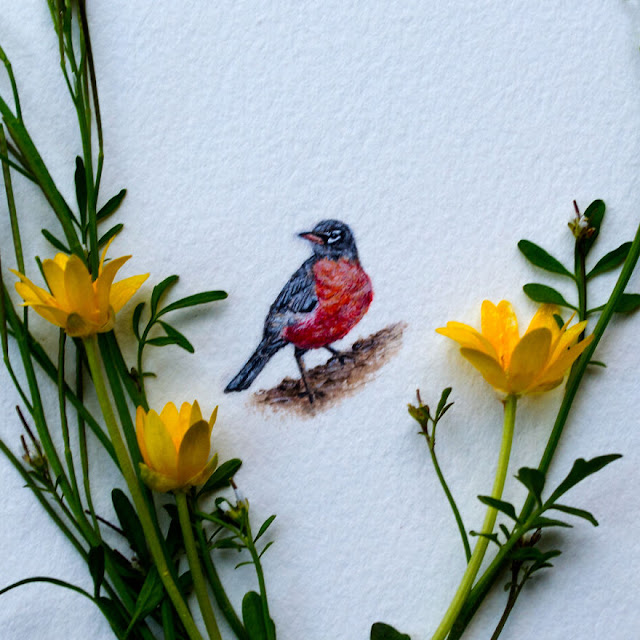 watercolor miniature paintings