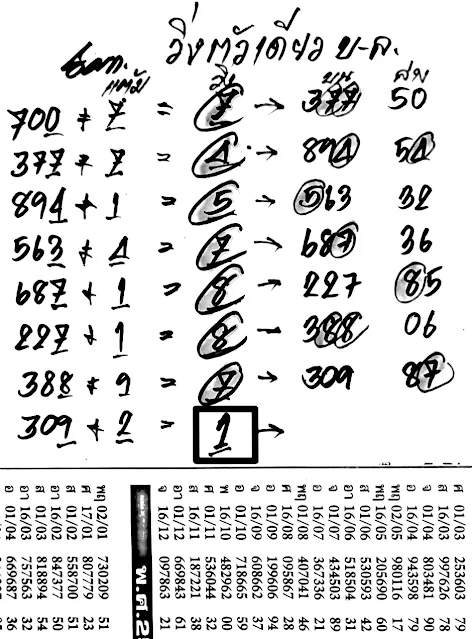 Thailand Lottery 1 June 2025 Result Photo - Thai Lottery VIP Tips Saudi
