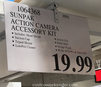 Deal for the Sunpak Action Camera Accessory Kit at Costco