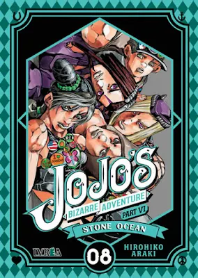 Reseña de JoJo’s Bizarre Adventure Part VI: Stone Ocean vol 7 y 8, de Hirohiko Araki - Ivréa