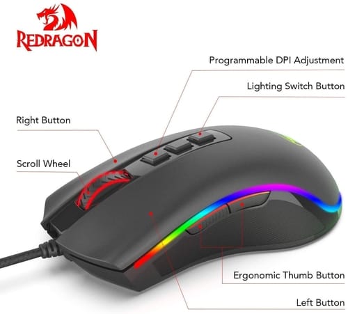 Review Redragon M711 Cobra Gaming Mouse