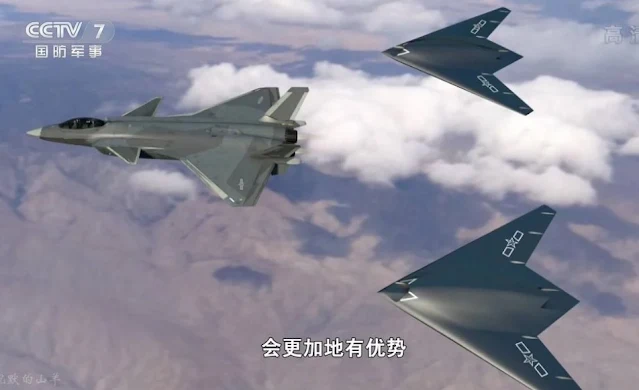 Watch out, China's J-20 Mighty Dragon is able to fly with the GJ-11 Wingmen Combat UAV Trio