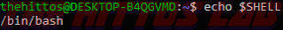 Linux active shell