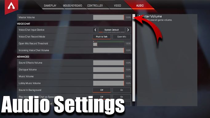 Audio Settings