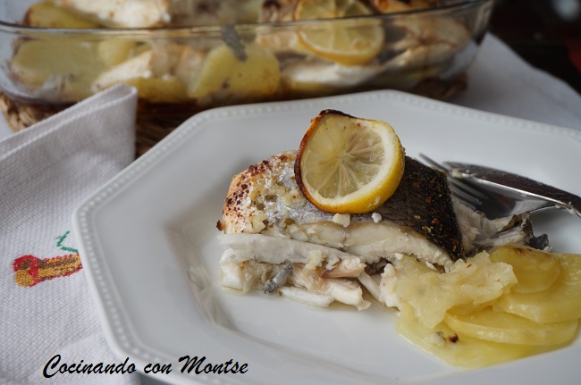 Cocinando con Montse: Dorada al horno con patatas