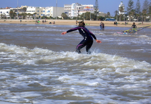 Surfing Essaouira, Morocco