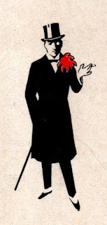 Illustration_of_Psmith_by_P_G_Wodehouse_in_black_and_white_with_an_accent_splash_of_red_around_his_buttonhole_taken_from_the_spine_jacket_design_of_the_world_of_psmith_published_in_1974