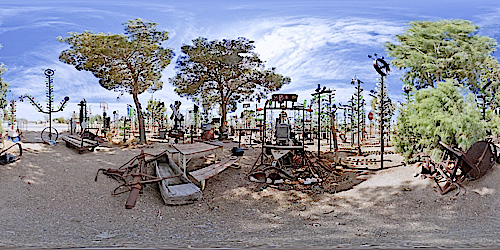 Entrance to Bottle Tree Ranch