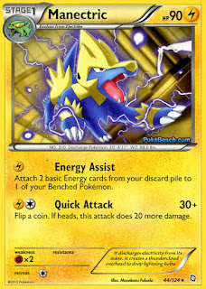 Manectric Dark Explorers Pokemon Card