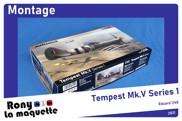 Montage pas à pas du Tempest Mk.V d'Eduard au 1/48.