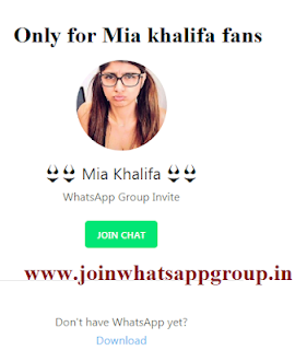 Mia Khalifa whatsapp group join links