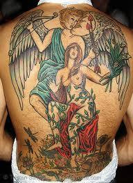 angel tattoo art