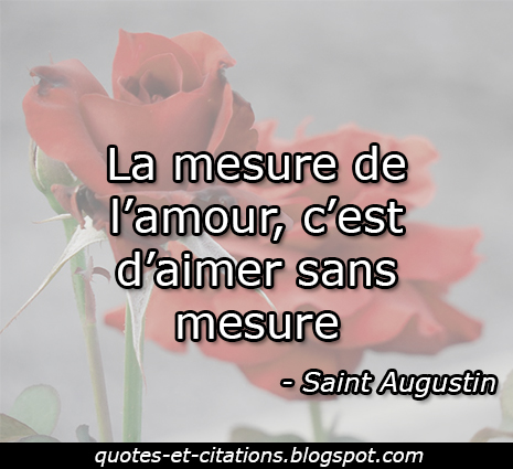  citation la mesure de l'amour