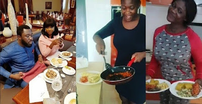 Mercy Johnson’s Husband brags About Her Cooking: ‘My Wife Is The Best Cook’