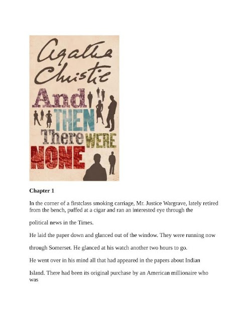 And Then There Were None Free Online Book