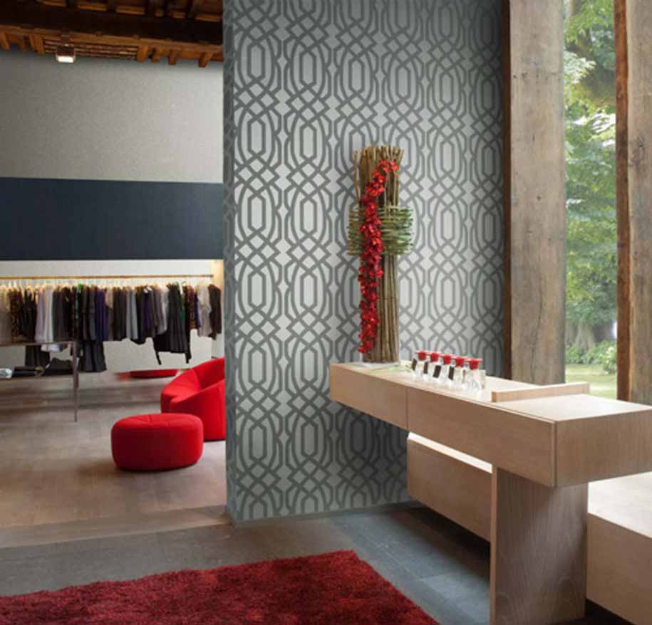  Desain Wallpaper Kontemporer Dinding Untuk Rumah Minimalis Download