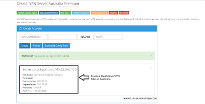  kali ini saya akan membagikan Toturial yang sangat menarik ialah  Toturial Membuat Akun VPN Premium Di SkySSH