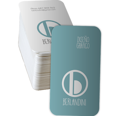 Mock up tarjetas de visita identidad corporativa Berlandini