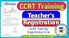 CCRT Training Teacher's Registration 2024-25 | सी. सी. आर. टी. प्रशिक्षण 2024-25 साठी शिक्षक नोंदणी करणेबाबत...