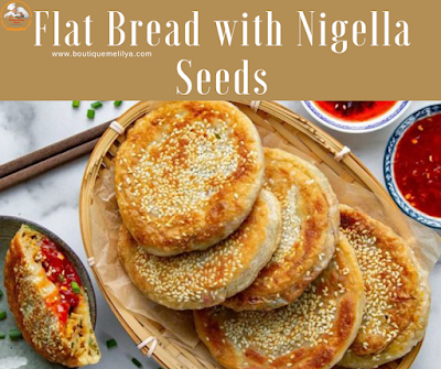 Flat Bread with Nigella Seeds.