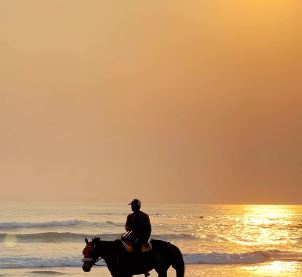 Kondisi Sore Pantai Pangandaran