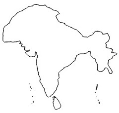ancient india map 