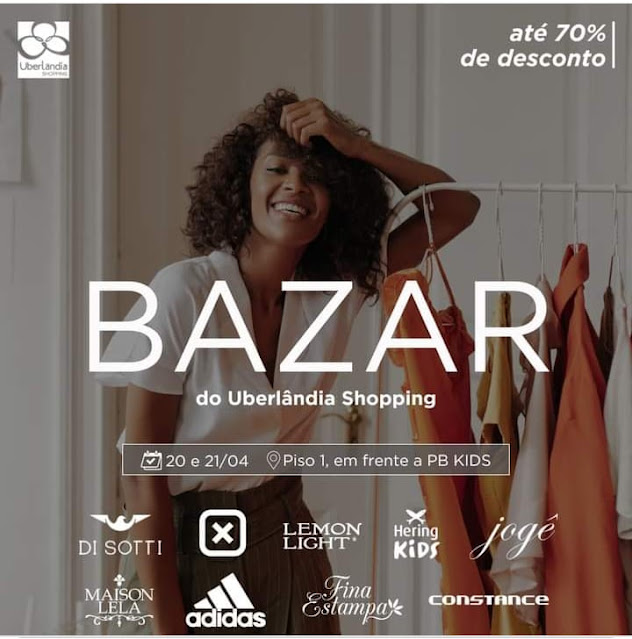  Uberlândia Shopping realiza bazar com descontos de até 70%