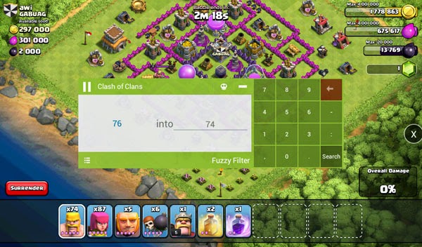 Cara Memperbanyak Troops Game Clash of Clans Android