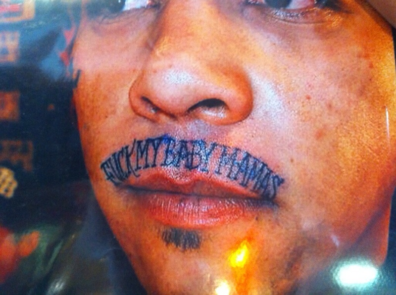  I had seen was people getting moustaches tattooed on their fingers