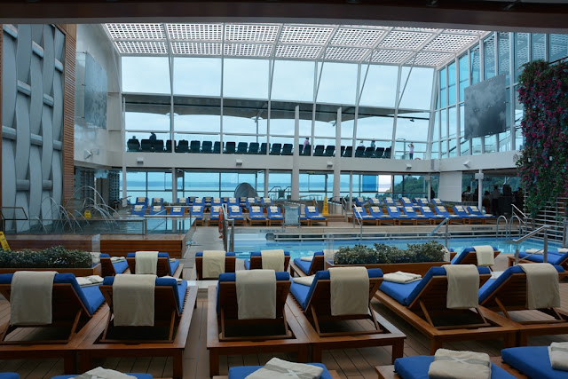 Celebrity Solstice indoor swimming pool