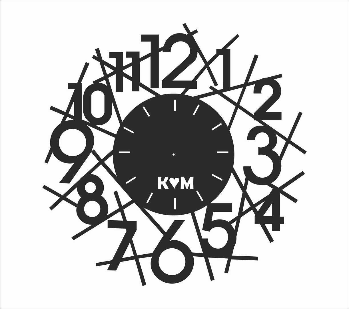 clock collection free cdr  file for laser cutting cnc world