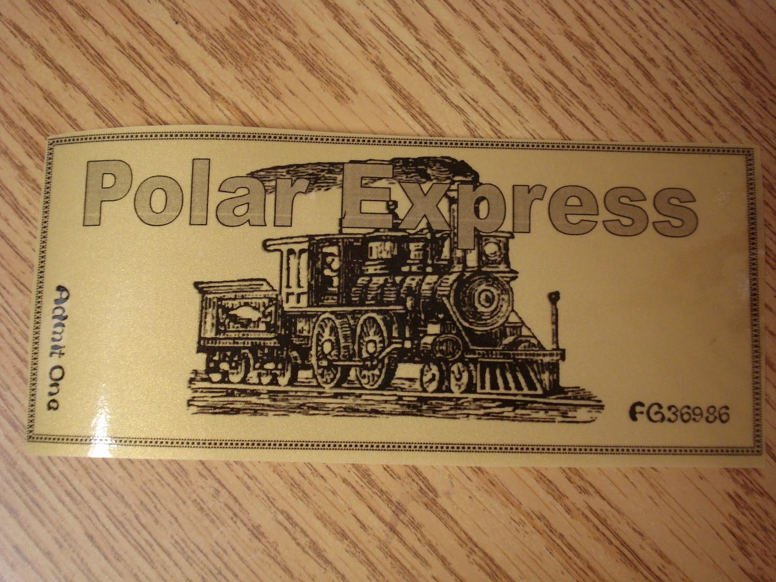 Polar Express Golden Ticket New Calendar Template Site