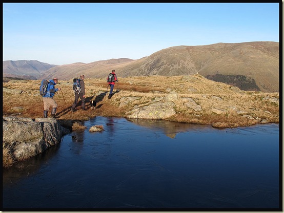 Approaching the summit of Wythburn Fell (508m)
