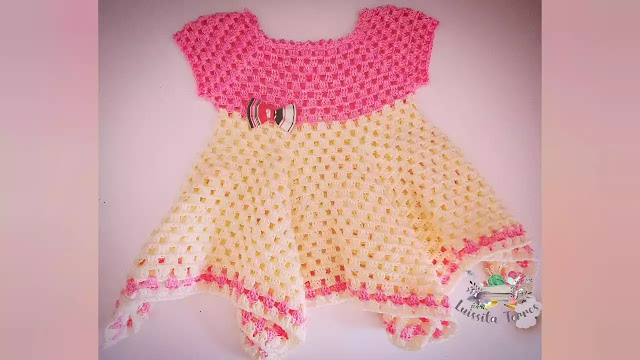 APRENDE A TEJER GRATIS Vestido Moderno Para Niñas