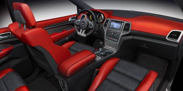 Jeep Grand Cherokee SRT8 interior 2013