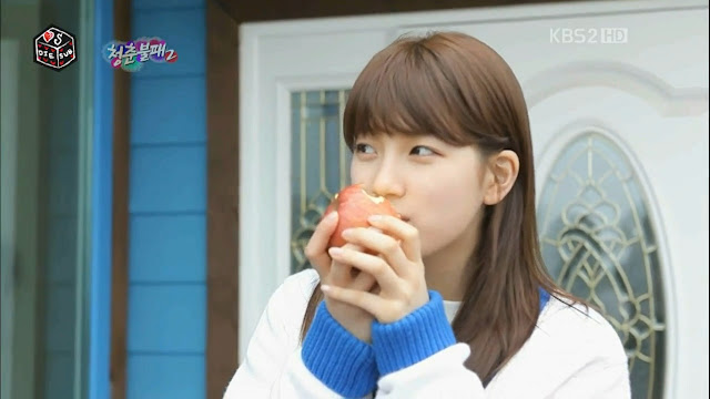 [PICTURE] Bae Suzy (Miss A) eating apple  