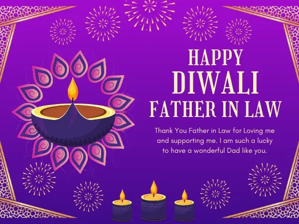 Diwali Wishes for Father in Law